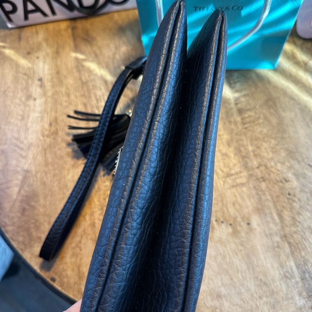 Juicy Couture Black Textured Double Clutch - Picture 7 of 15